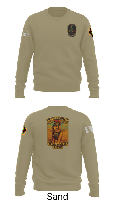 SCC 10th Field Hospital 86139824 Crew Neck Sweatshirt - 85