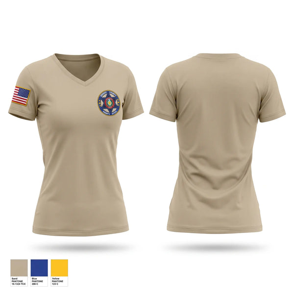 Womens Short Sleeve Vneck Shirt, Kenedy County Sheriff’s Office, Police, Teamtime, Team time, sublimation, custom sports apparel, team uniforms, spirit wear, spiritwear, sports uniforms, custom shirts, team store, custom team store, fundraiser sports, apparel fundraiser