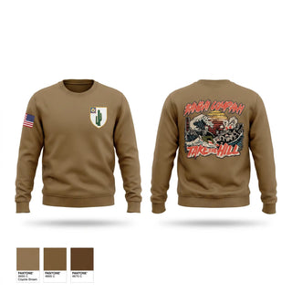 Crew Neck Sweatshirt, Banzai Company, 1-35IN, Army, Teamtime, Team time, sublimation, custom sports apparel, team uniforms, spirit wear, spiritwear, sports uniforms, custom shirts, team store, custom team store, fundraiser sports, apparel fundraiser