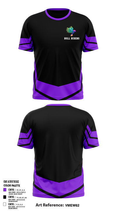 Bull Riders Short Sleeve Performance Shirt - 1