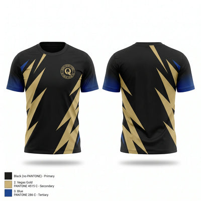 Quanah Indians Short Sleeve Performance Shirt - 1