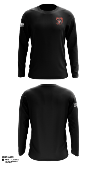 Long Sleeve Performance Shirt, Lewisville Police Department, Police, Teamtime, Team time, sublimation, custom sports apparel, team uniforms, spirit wear, spiritwear, sports uniforms, custom shirts, team store, custom team store, fundraiser sports, apparel fundraiser