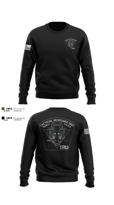 Eunice Police TRU 91634971 Crew Neck Sweatshirt - 1