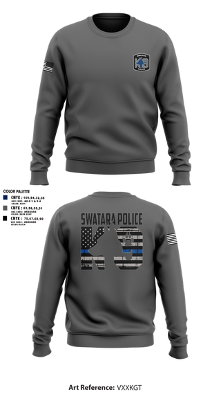 Crew Neck Sweatshirt, Swatara K9, Police, Teamtime, Team time, sublimation, custom sports apparel, team uniforms, spirit wear, spiritwear, sports uniforms, custom shirts, team store, custom team store, fundraiser sports, apparel fundraiser