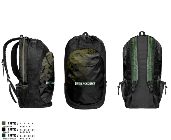 Gear Bag, ORTIZ ACADEMY, , Teamtime, Team time, sublimation, custom sports apparel, team uniforms, spirit wear, spiritwear, sports uniforms, custom shirts, team store, custom team store, fundraiser sports, apparel fundraiser