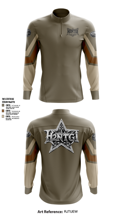 THEE NATION OF H2N Quarter Zip Jacket - 5