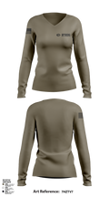 43- rtrds 29724841 Women's Long Sleeve V-neck Shirt - 1