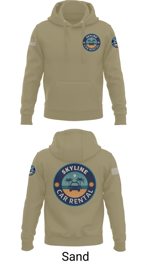 Hoodie, Skyline Car Rental, Men's Basketball, Teamtime, Team time, sublimation, custom sports apparel, team uniforms, spirit wear, spiritwear, sports uniforms, custom shirts, team store, custom team store, fundraiser sports, apparel fundraiser