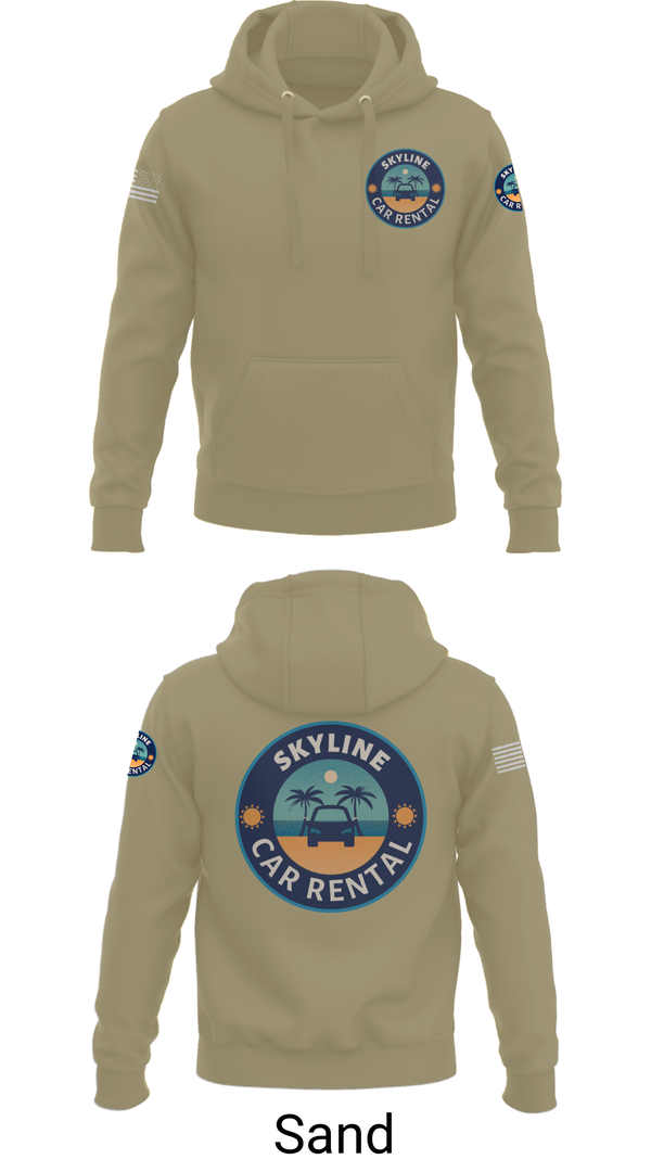 Hoodie, Skyline Car Rental, Men's Basketball, Teamtime, Team time, sublimation, custom sports apparel, team uniforms, spirit wear, spiritwear, sports uniforms, custom shirts, team store, custom team store, fundraiser sports, apparel fundraiser