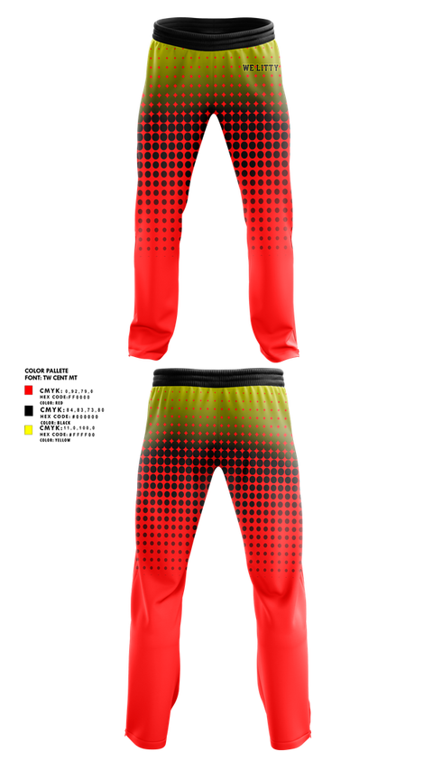 Sweatpants, We Litty!, , Teamtime, Team time, sublimation, custom sports apparel, team uniforms, spirit wear, spiritwear, sports uniforms, custom shirts, team store, custom team store, fundraiser sports, apparel fundraiser