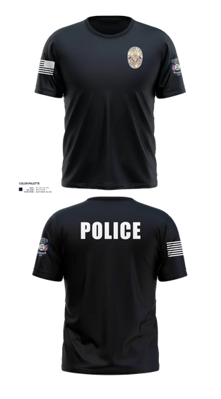 Short Sleeve Performance Shirt, Miami Police Department, , Teamtime, Team time, sublimation, custom sports apparel, team uniforms, spirit wear, spiritwear, sports uniforms, custom shirts, team store, custom team store, fundraiser sports, apparel fundraiser