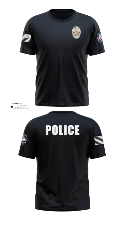 Miami Police Department 44557573 Short Sleeve Performance Shirt - 10