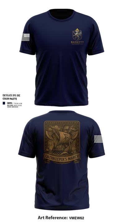 Baskett Transport LLC 45645919 Short Sleeve Performance Shirt - 29