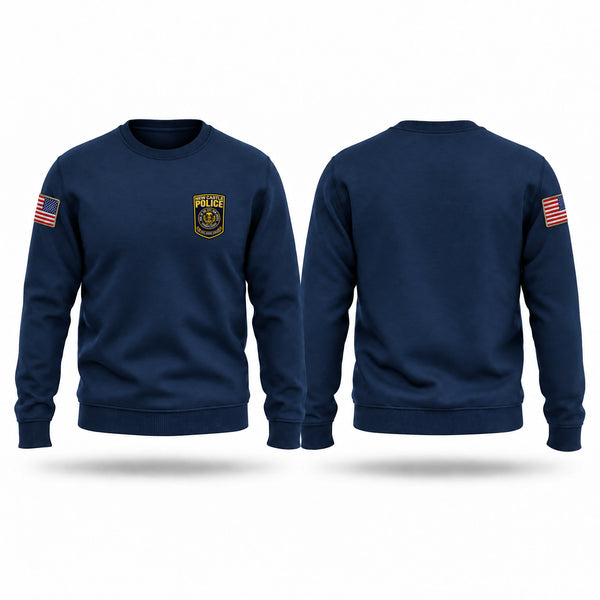 Crew Neck Sweatshirt, New Castle Police Department, Police, Teamtime, Team time, sublimation, custom sports apparel, team uniforms, spirit wear, spiritwear, sports uniforms, custom shirts, team store, custom team store, fundraiser sports, apparel fundraiser