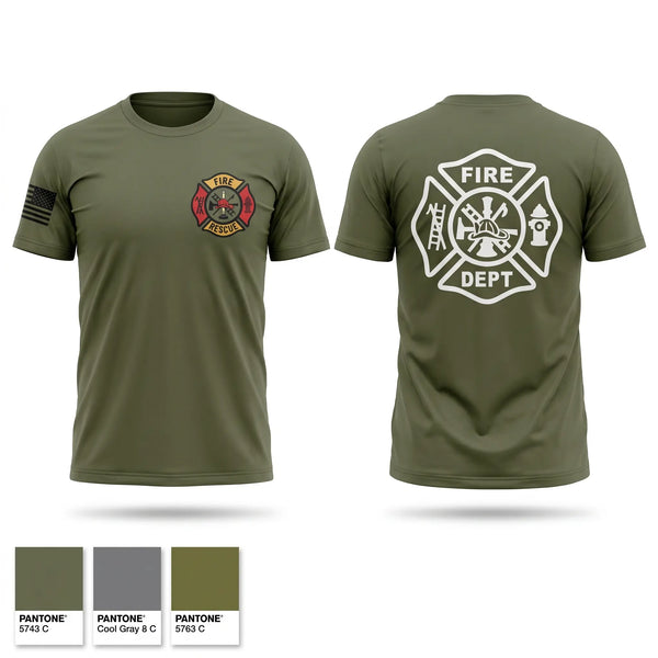 Old School Cotton Feel Shirt, Maple ridge fd, Fire Department, Teamtime, Team time, sublimation, custom sports apparel, team uniforms, spirit wear, spiritwear, sports uniforms, custom shirts, team store, custom team store, fundraiser sports, apparel fundraiser