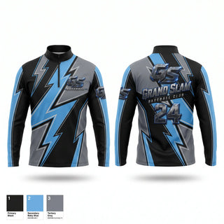 Quarter Zip Jacket, Grand slam baseball, Baseball, Teamtime, Team time, sublimation, custom sports apparel, team uniforms, spirit wear, spiritwear, sports uniforms, custom shirts, team store, custom team store, fundraiser sports, apparel fundraiser