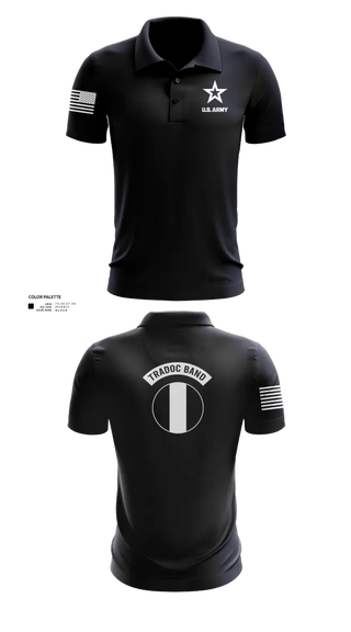 Short Sleeve Performance Polo, TRADOC Band, , Teamtime, Team time, sublimation, custom sports apparel, team uniforms, spirit wear, spiritwear, sports uniforms, custom shirts, team store, custom team store, fundraiser sports, apparel fundraiser
