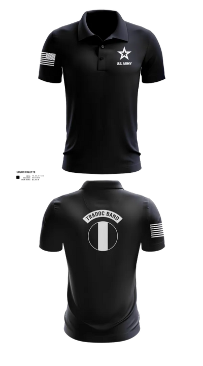 TRADOC Band 1016827 Short Sleeve Performance Polo - 10
