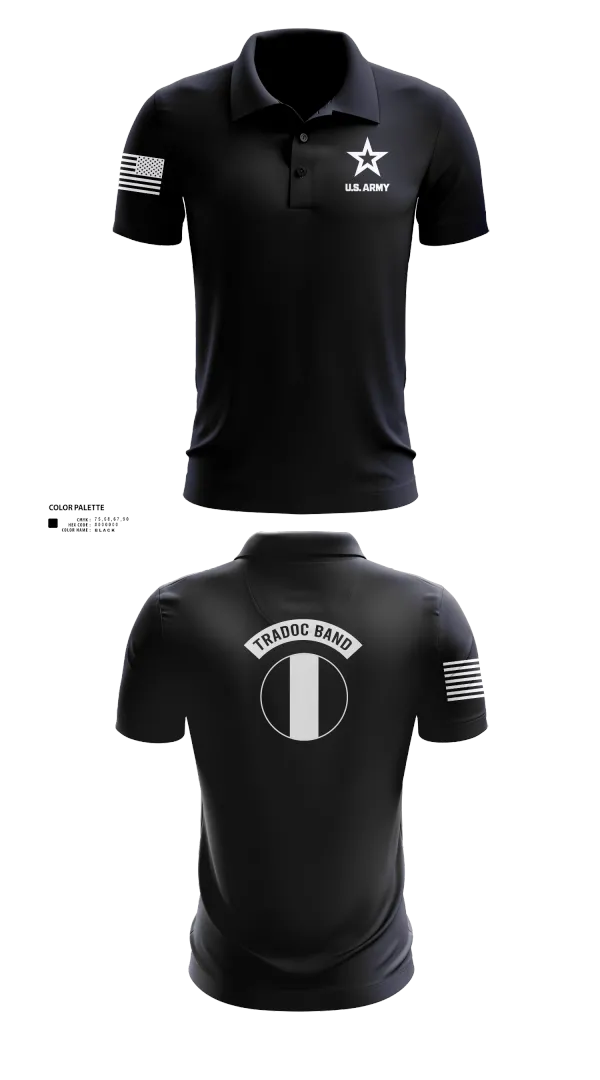 Short Sleeve Performance Polo, TRADOC Band, , Teamtime, Team time, sublimation, custom sports apparel, team uniforms, spirit wear, spiritwear, sports uniforms, custom shirts, team store, custom team store, fundraiser sports, apparel fundraiser