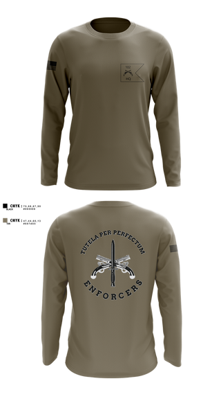 Long Sleeve Performance Shirt, HHC, 102d MP BN, National Guard, Teamtime, Team time, sublimation, custom sports apparel, team uniforms, spirit wear, spiritwear, sports uniforms, custom shirts, team store, custom team store, fundraiser sports, apparel fundraiser