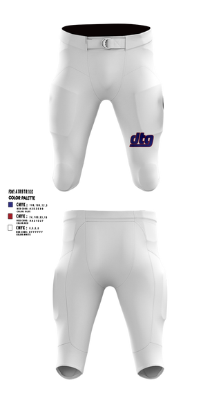 Integrated Football Pants, Downtown Giants Youth Football, Men's Basketball, Teamtime, Team time, sublimation, custom sports apparel, team uniforms, spirit wear, spiritwear, sports uniforms, custom shirts, team store, custom team store, fundraiser sports, apparel fundraiser