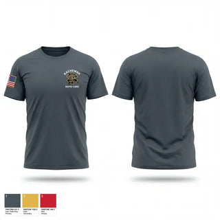 Old School Cotton Feel Shirt, Kachemak Rapid Care Ambulance, EMS/EMT, Teamtime, Team time, sublimation, custom sports apparel, team uniforms, spirit wear, spiritwear, sports uniforms, custom shirts, team store, custom team store, fundraiser sports, apparel fundraiser