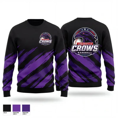 Loganville Crows 50952564 Crew Neck Sweatshirt - 1