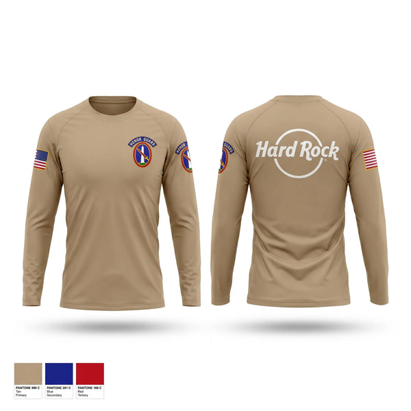 Long Sleeve Performance Shirt, Hard Rock, Army, Teamtime, Team time, sublimation, custom sports apparel, team uniforms, spirit wear, spiritwear, sports uniforms, custom shirts, team store, custom team store, fundraiser sports, apparel fundraiser