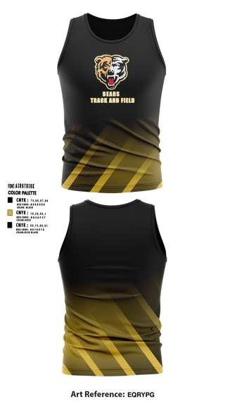 Tank Top, Bears, Track & Field, Teamtime, Team time, sublimation, custom sports apparel, team uniforms, spirit wear, spiritwear, sports uniforms, custom shirts, team store, custom team store, fundraiser sports, apparel fundraiser