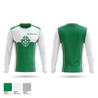 Long Sleeve Performance Shirt, St.Patrick’s, Men's Basketball, Teamtime, Team time, sublimation, custom sports apparel, team uniforms, spirit wear, spiritwear, sports uniforms, custom shirts, team store, custom team store, fundraiser sports, apparel fundraiser