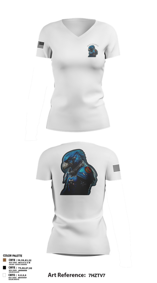 Womens Short Sleeve Vneck Shirt, Battlehawks, , Teamtime, Team time, sublimation, custom sports apparel, team uniforms, spirit wear, spiritwear, sports uniforms, custom shirts, team store, custom team store, fundraiser sports, apparel fundraiser