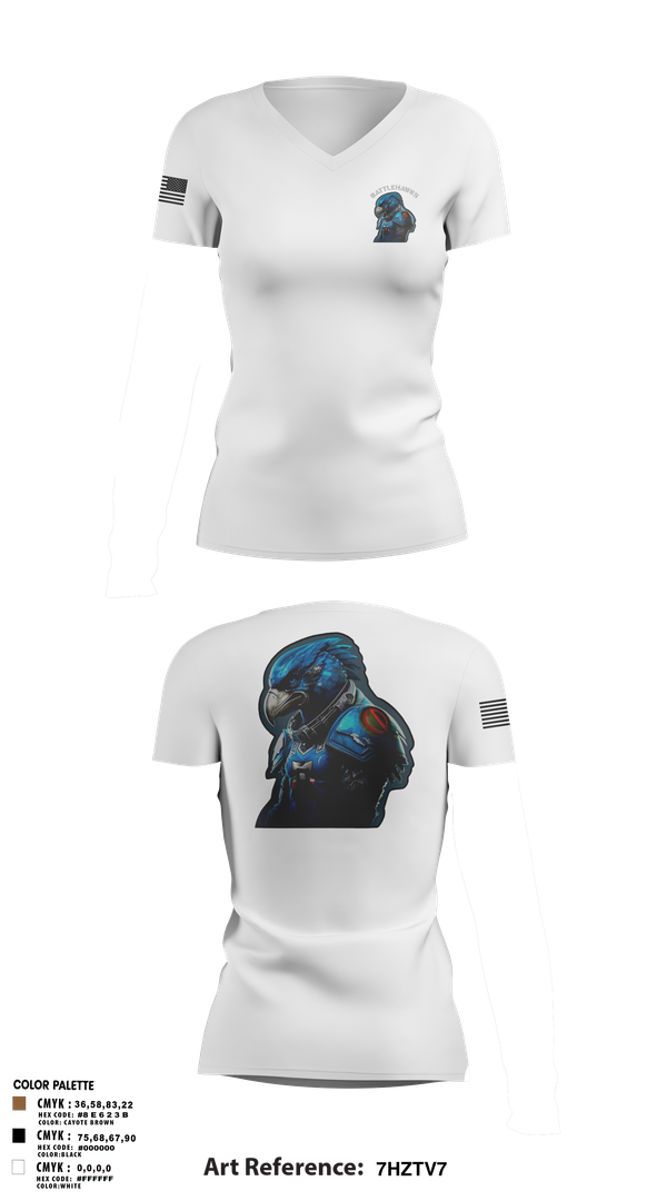Womens Short Sleeve Vneck Shirt, Battlehawks, , Teamtime, Team time, sublimation, custom sports apparel, team uniforms, spirit wear, spiritwear, sports uniforms, custom shirts, team store, custom team store, fundraiser sports, apparel fundraiser