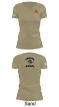 130th FAB Target Acquisition Platoon 22737787 Women's Short Sleeve V-neck Shirt - 84