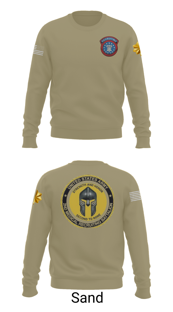 Crew Neck Sweatshirt, USAREC, , Teamtime, Team time, sublimation, custom sports apparel, team uniforms, spirit wear, spiritwear, sports uniforms, custom shirts, team store, custom team store, fundraiser sports, apparel fundraiser