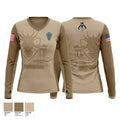 A Co 172 BEB 84673373 Women's Long Sleeve V-neck Shirt - 1
