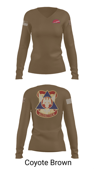 Womens Long Sleeve Vneck Shirt, 2 MCTD - 78th TD, , Teamtime, Team time, sublimation, custom sports apparel, team uniforms, spirit wear, spiritwear, sports uniforms, custom shirts, team store, custom team store, fundraiser sports, apparel fundraiser