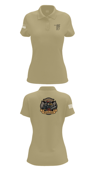 Tomball Wildland 83811767 Women's Short Sleeve Performance Polo  - 95