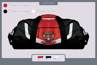Duffle Bag, Corning Boys Soccer, Men's Soccer, Teamtime, Team time, sublimation, custom sports apparel, team uniforms, spirit wear, spiritwear, sports uniforms, custom shirts, team store, custom team store, fundraiser sports, apparel fundraiser