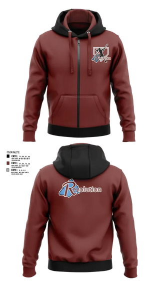 Zip Hoodie, Revolution Delco 14U White, Softball, Teamtime, Team time, sublimation, custom sports apparel, team uniforms, spirit wear, spiritwear, sports uniforms, custom shirts, team store, custom team store, fundraiser sports, apparel fundraiser