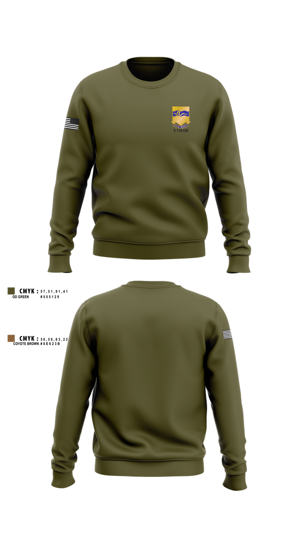 Crew Neck Sweatshirt, 3-116 CAV, , Teamtime, Team time, sublimation, custom sports apparel, team uniforms, spirit wear, spiritwear, sports uniforms, custom shirts, team store, custom team store, fundraiser sports, apparel fundraiser