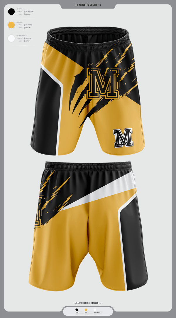 Athletic Shorts With Pockets, Marceline Tigers, , Teamtime, Team time, sublimation, custom sports apparel, team uniforms, spirit wear, spiritwear, sports uniforms, custom shirts, team store, custom team store, fundraiser sports, apparel fundraiser