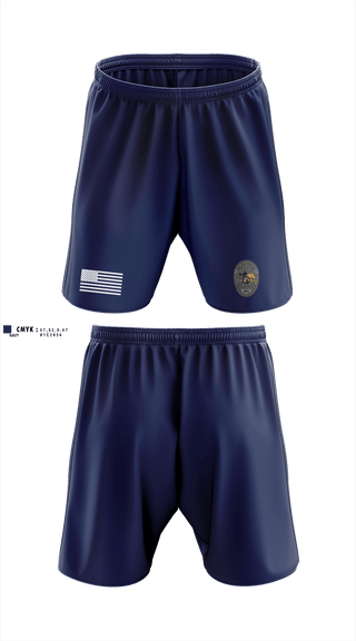 Athletic Shorts With Pockets, West Richland police, Police, Teamtime, Team time, sublimation, custom sports apparel, team uniforms, spirit wear, spiritwear, sports uniforms, custom shirts, team store, custom team store, fundraiser sports, apparel fundraiser