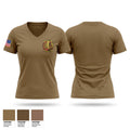 91 Missile Security Operations Squadron Women's Short Sleeve V-neck Shirt - 1