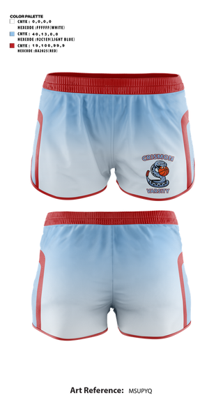 Ranger Panties, Crismon Rattlers, Women's Basketball, Teamtime, Team time, sublimation, custom sports apparel, team uniforms, spirit wear, spiritwear, sports uniforms, custom shirts, team store, custom team store, fundraiser sports, apparel fundraiser