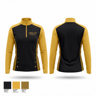 Quarter Zip Jacket, Rise Up Dance Academy, Cheer, Teamtime, Team time, sublimation, custom sports apparel, team uniforms, spirit wear, spiritwear, sports uniforms, custom shirts, team store, custom team store, fundraiser sports, apparel fundraiser