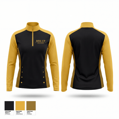 Rise Up Dance Academy 21262167 Quarter Zip Jacket - 1