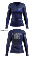St. James EMS Women's Long Sleeve V-neck Shirt - 11