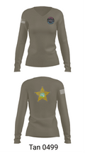 Whiskey Unit 9394977 Women's Long Sleeve V-neck Shirt - 11
