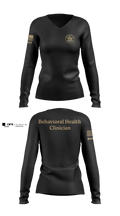 BHIT Women's Long Sleeve V-neck Shirt - 2