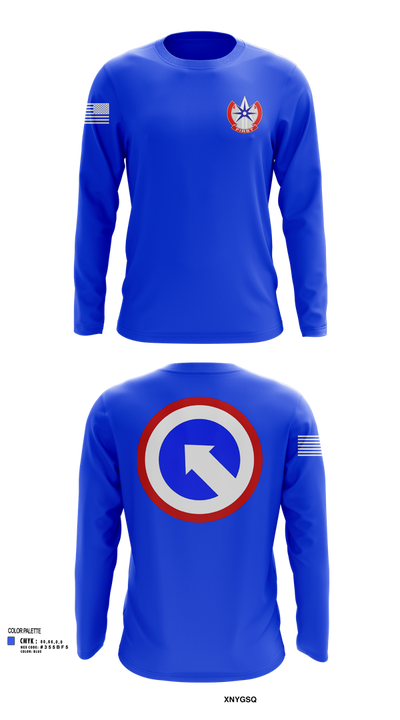 1st Theater Sustainment Command 40701813 Long Sleeve Performance Shirt 103